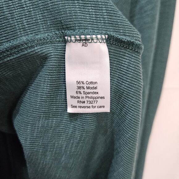 Lauren Conrad LC Green Sweater Ribbed Ruffled Long Sleeve Size 4X - Picture 4 of 7